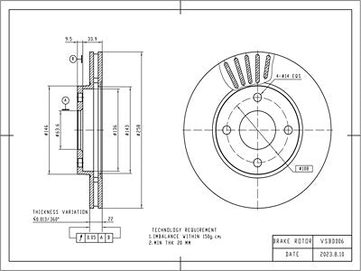 Brake Disc - VSBD006