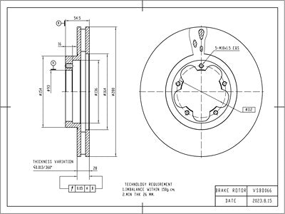 Brake Disc - VSBD066