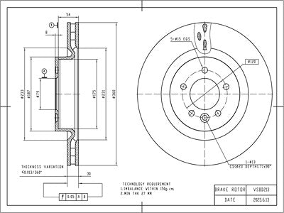 Brake Disc - VSBD213