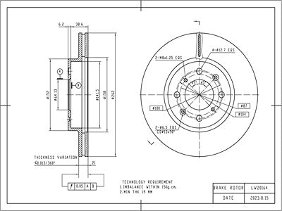Brake Disc - VSBD377