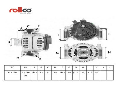 Alternator - ALT130