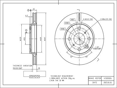 Brake Disc - VSBD026