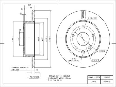 Brake Disc - VSBD100