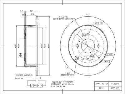 Brake Disc - VSBD172