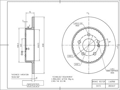 Brake Disc - VSBD372
