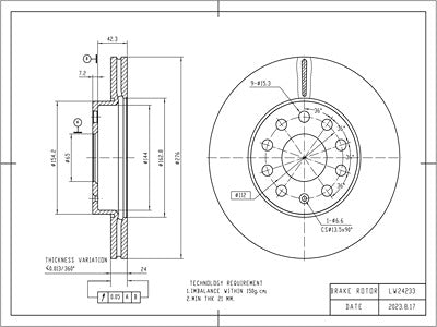Brake Disc - VSBD388