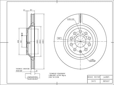 Brake Disc - VSBD398