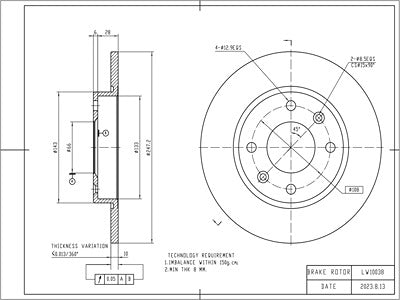 Brake Disc - VSBD400