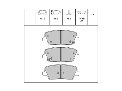 Brake Pads - VSPD107